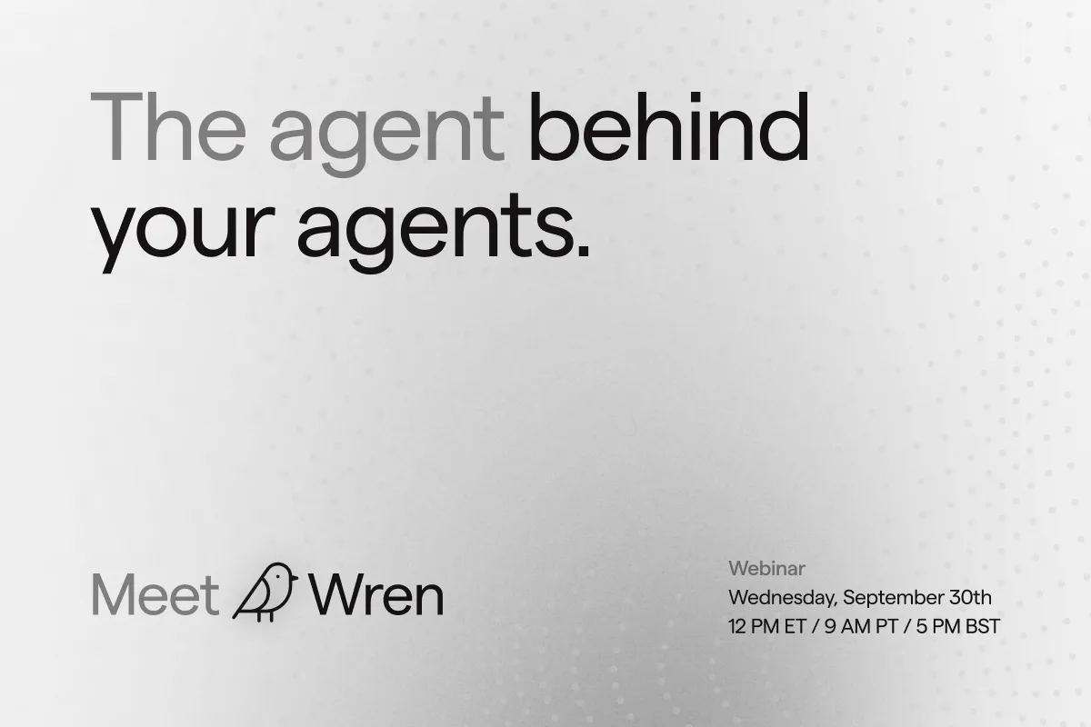 Email banner: The agent behind your agents
